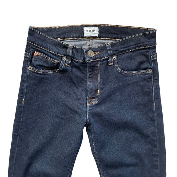 HUDSON Nico Super Skinny Midrise Jeans Size 25 Dark Wash - Picture 4 of 8